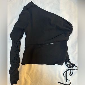 Zara one sleeve top